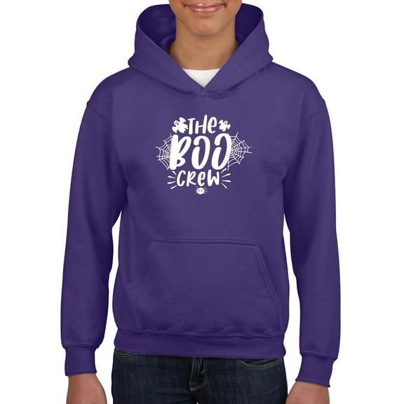 The Boo Crew Happy Halloween. Hoodie Juniors -Image by Shutterstock, x-Large