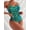 green, variant on Colorful Leopard Print Swimwear Women Tie Dye Gradient Push Up Tummy Control One Piece Swimsuit Beach Bathing Suits 2024