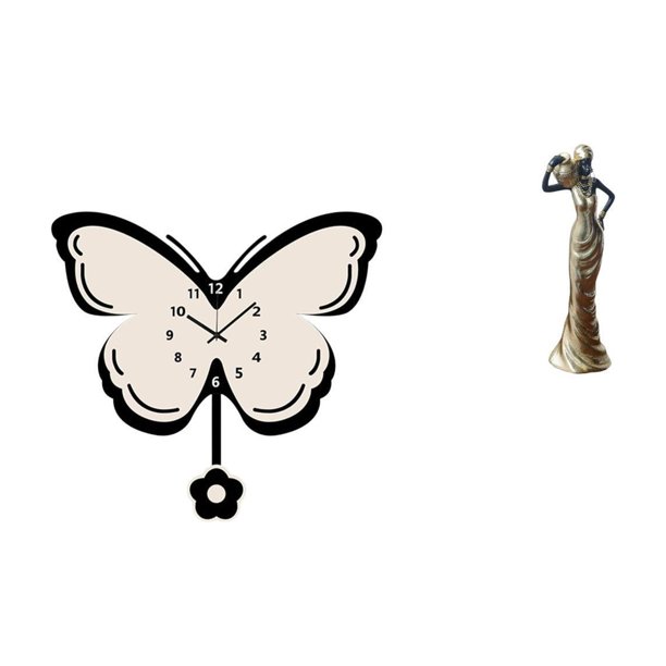Reloj de pared,Reloj de pared para sala de estar,dormitorio,cocina,decoración de pared.,Figura de escritorio,Figuritas africanas,artesanías,artículos de escritorio coleccionables,Estatua de
