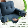 thumbnail image 3 of BMMB 73” Modern Convertible Sofa Sectional Sofa Couch L-Shape Sofa with Removable Cushions Hard Wood Legs for Living Room, 3 of 10