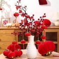 thumbnail image 4 of Mini Farolitos de Terciopelo Rojo iToids 3 cm 30 Piezas Decoración, 4 of 7