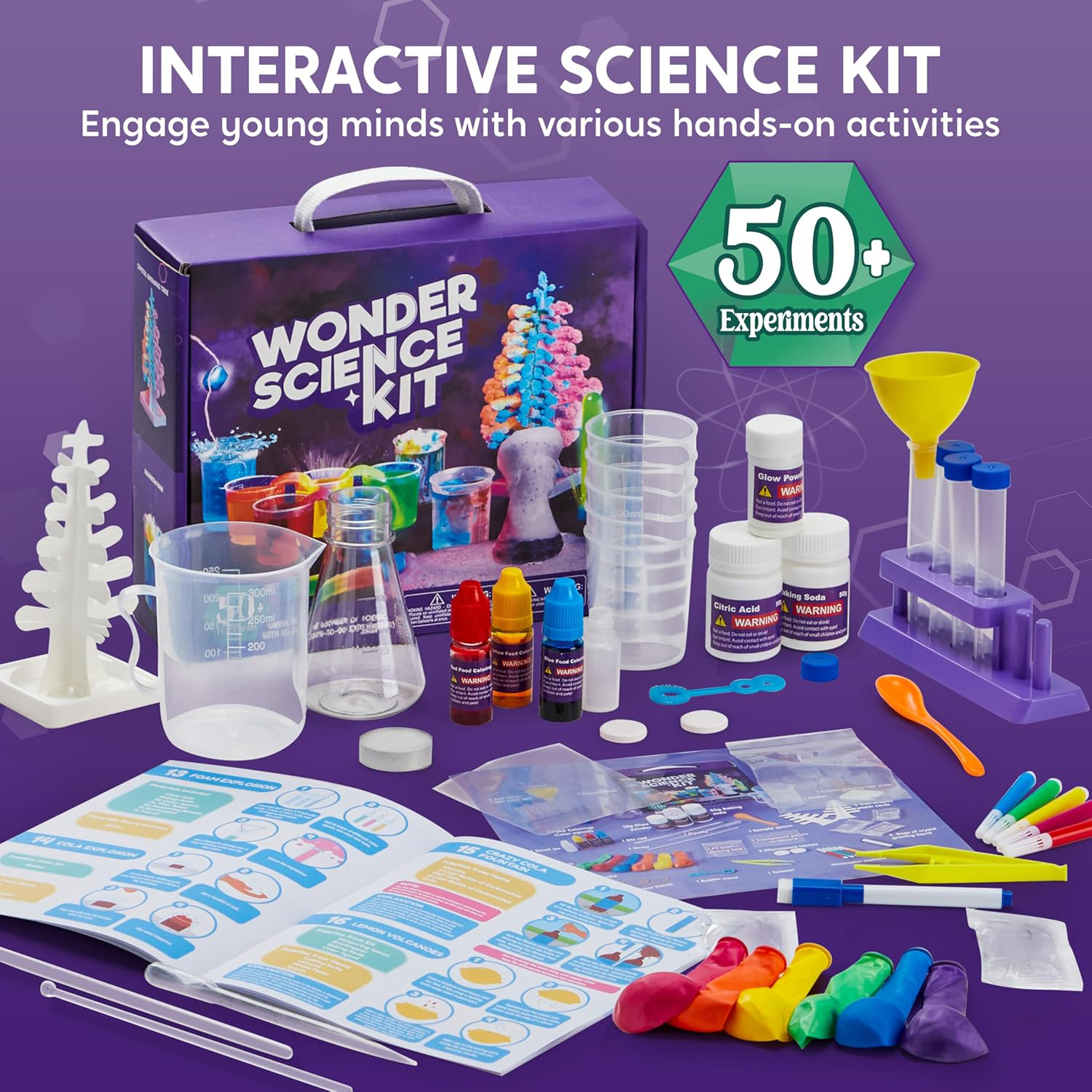 Joyfy Science Kit with 50+ Experiments Ages 6-12 photo 3