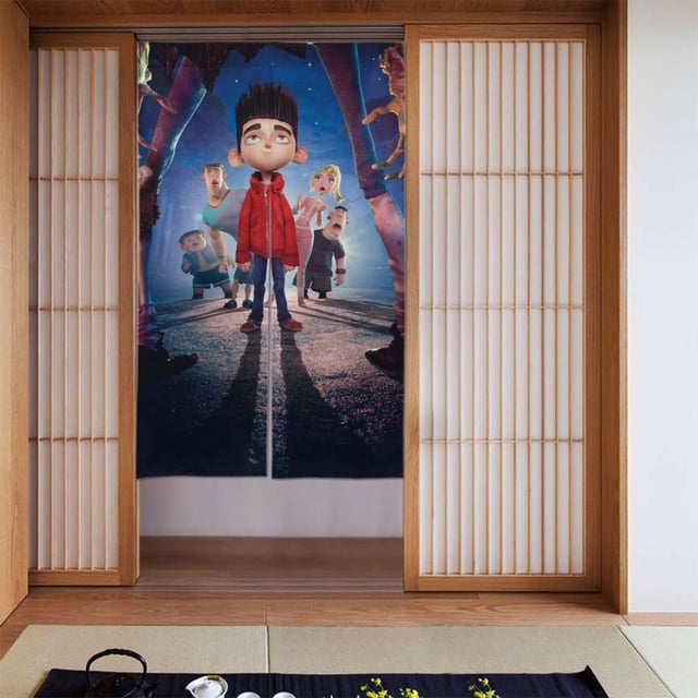 Cortinas opacas Paranorman para decoración del hogar, cortinas aislantes para ventanas, cortinas para dormitorios y salas de estar