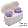 thumbnail image 2 of Auriculares inalámbricos en forma de corazón, auriculares intrauditivos con sonido estéreo hifi 5.3 con estuche de carga, elegantes auriculares para para para, 2 of 7