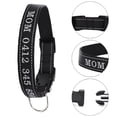 thumbnail image 3 of Collar de perro personalizado, nombre de mascota y número de teléfono bordados personalizados, anillo en D de liberación rápida, 3 of 5