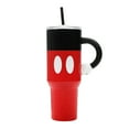 thumbnail image 4 of Disney Mickey Mouse Vacuum Insulated 40 Oz. Stainless Steel Tumbler with Sculpted Arm Handle Leak-Proof Lid & Straw for Travel or Home, 4 of 7