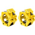 thumbnail image 1 of Olympic Barbell Clamps 50mm - Yellow, 1 of 5