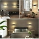 thumbnail image 4 of Iluminación LED ajustable Lámpara de pared negra Lámpara de pared moderna de 7 W Apliques de pared de aluminio Luz decorativa, blanco cálido, 4 of 5