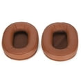thumbnail image 1 of Almohadillas para auriculares, suaves y transpirables, almohadillas de repuesto para ATH‑MSR7 M40X M50X, color marrón, 1 of 8