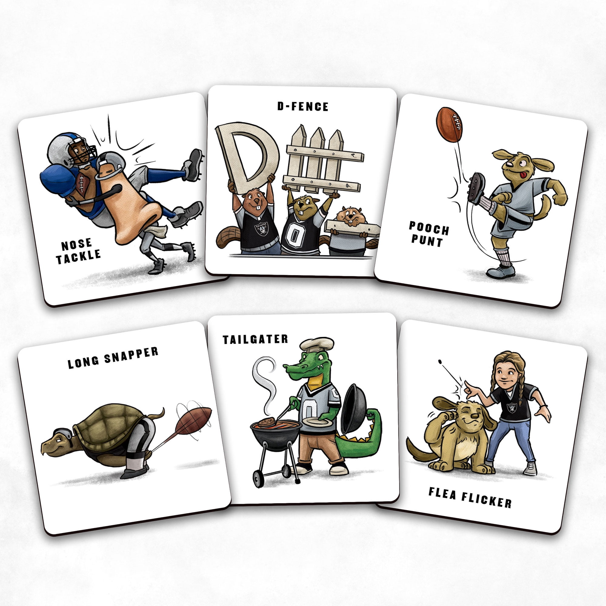 YouTheFan NFL Las Vegas Raiders Memory Match Game