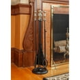 thumbnail image 5 of Achla Designs Minuteman International Chelmsford Fireplace Set of 4 Tools, 30.25 Inch Tall, Polished Brass and Black, 5 of 5