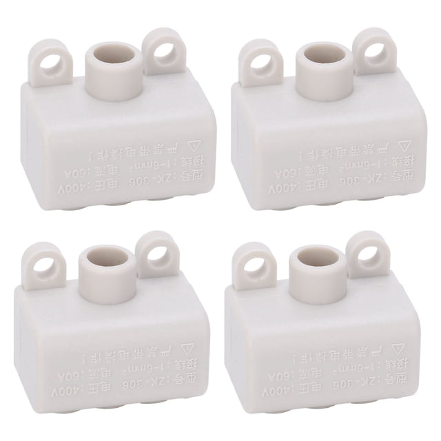 Terminal Block, ABS Material Non Breaking Design Wiring Splitter Industrial Connector T Shape Wiring Connector For Dome Light Wiring For Switch Wiring