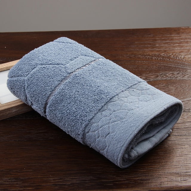 Toalla facial premium, gruesa, suave y absorbente, de color liso, para el hogar, de secado rápido, suave y delicada para el cuidado de la piel, ideal para el baño diario y para invitados.