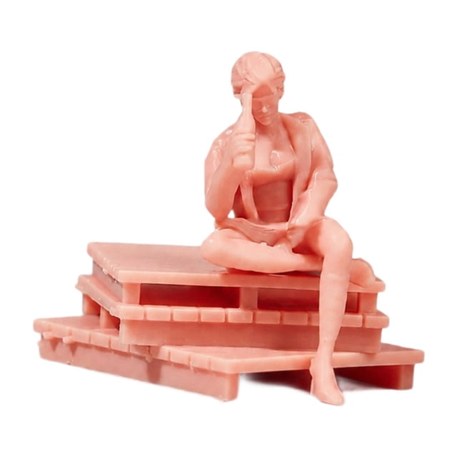 Figura en miniatura a escala 1/64, accesorio realista para proyectos de bricolaje en micropaisajes. 2 cm