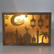 thumbnail image 5 of Eid-UL-FIGR Colgante Decoración de la pared Asiento colgante Luces LED Luces Crafts Crescent Coconut Tree Castillos Estelares Suministros de fiesta Exhibición Regalos Monstrate HA012626-00, 5 of 7