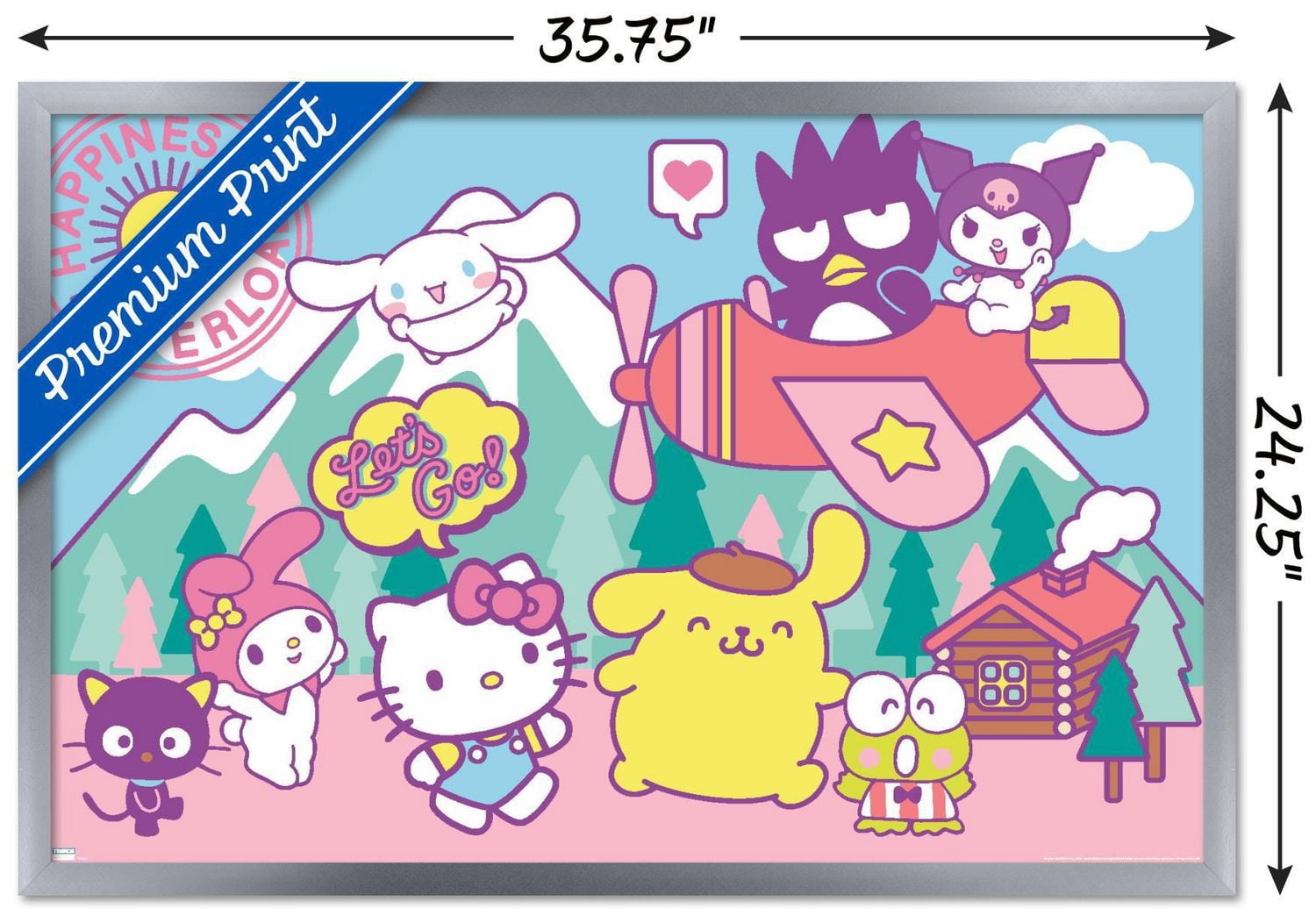 Hello Kitty and Friends - Happiness Overload Wall Poster