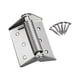 thumbnail image 3 of Bisagra de puerta con resorte de cierre automático Bisagra de cierrapuertas automática de fácil instalación con Plata, 3 of 9
