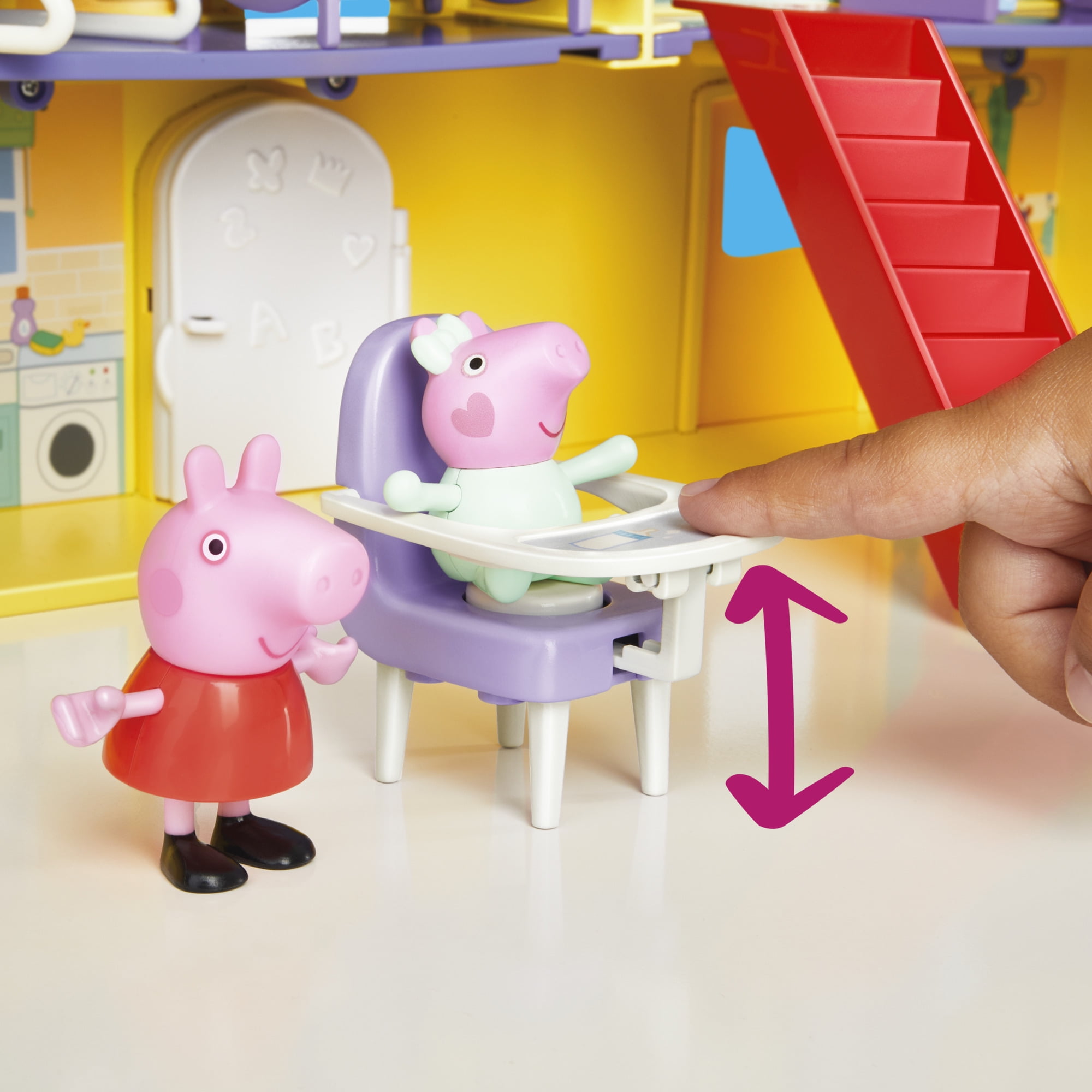 Peppa Pig Toys Peppa's Big Family House with Baby Evie, Birthday Gifts, Playsets for Girls and Boys, 3+