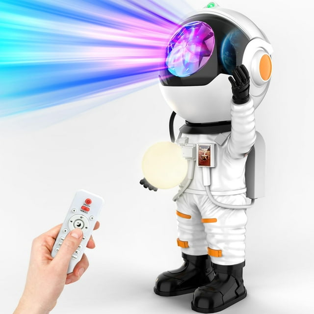 Proyector Galaxy Rossetta Astronaut con temporizador y control remoto