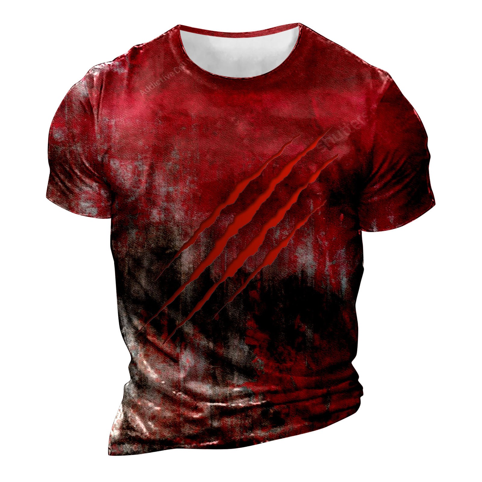 T-shirt Halloween Homme Femme - Motif Chauves-souris Et éclairs Néon, Manches Courtes, Col Rond | Idéal Cosplay, Déguisement, Style Streetwear