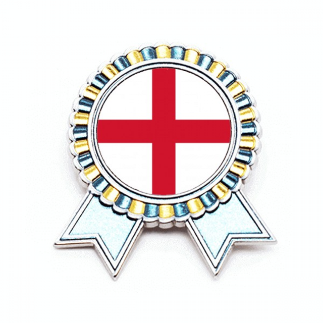 Inglaterra Nacional Europa país Insignia broche Medalla ganadora