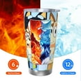 thumbnail image 6 of Netaao Bluey for Travel Coffee Tumbler 20 oz Car Cup Stainless Steel Tumblers Gifts for Dad, Birthday Gifts for Men-Straw Two-piece Set, 6 of 8