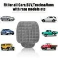 thumbnail image 6 of Unique Bargains 2pcs Front Vehicle Car Seat Cover Breathable Plush Pad Chair Cushion Universal Gray, 6 of 8