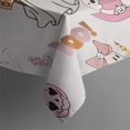 thumbnail image 3 of Pink Halloween Ghosts Rectangle Tablecloth 60"x102",Waterproof Polyester Rectangle Table Cloth, Wipeable Spillproof Polyester Tablecloth for Dining, Camping, Indoor and Outdoor, 3 of 6