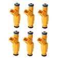 thumbnail image 1 of 6 Inyectores De Combustible M02710x6, Pieza De Reparación Premium Para 4.0L, 1 of 8