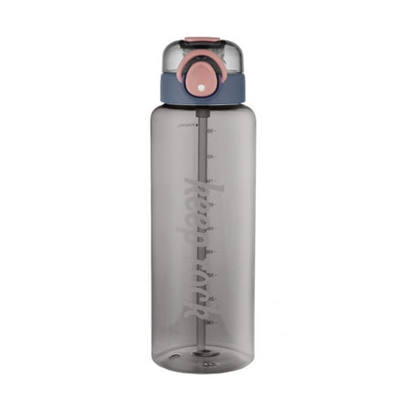

1 Liter Water Bottle Motivational Sport Water Bottle Leakproof Drinking Bottles Outdoor Travel Gym Fitness Jugs For Kitchen