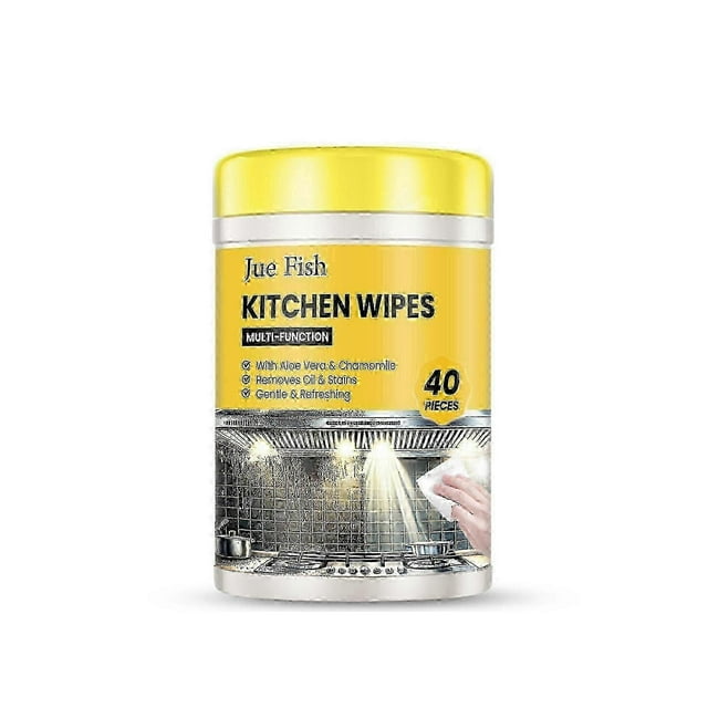 Kitchen Wipes, Countertop Stovetop Oven Multi-Purpose Household Heavy Oil Cleaning Wipes