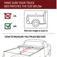 thumbnail image 2 of Kikito Professional FRP Hard Tri-Fold Truck Bed Tonneau Cover for 2016-2025 Tacoma 6ft (73.7in) Bed for Models with The Deckrail System, 2 of 9
