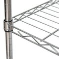 thumbnail image 3 of Seville Classics 5-Tier Steel Wire Shelving with Wheels, 30" W x 14" D x 60" H, Chrome Plated, 3 of 9