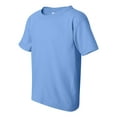 thumbnail image 2 of Couver Heavy Cotton™ Youth Girls Boys Short Sleeve T-Shirt Top, Carolina Blue, Small, 1 Pack, 2 of 5
