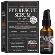 Rosen Apothecary Men’s Eye Rescue Serum for Youthful Looking Eye Area 1oz / 30ml