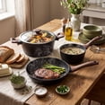 thumbnail image 6 of Kikcoin 34-Piece Pots and Pans Set, Dishwasher-Safe Non Stick Pots and Pans with Utensils, Premium Bakeware and Cookware Set for Kitchen, Black, 6 of 12