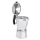 thumbnail image 1 of Cafetera para estufa, Olla de aluminio con forma octogonal de preparación ráspida para un sabor fuerte, fácil de usar con aislamiento térmico, no es adecuada para la lápiza, 1 of 7
