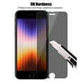 thumbnail image 4 of UZWZW 4 Pack Privacy Screen Protector Tempered Glass for iPhone SE 3 (2022) / SE 2 (2020) 4.7 inch, 4 of 7