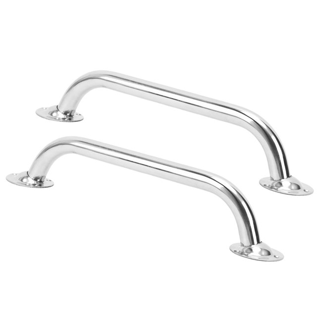 Marine Grab Handle, Sturdy Structure User Friendly 2PCS Boat Handrail Grab for Apartments