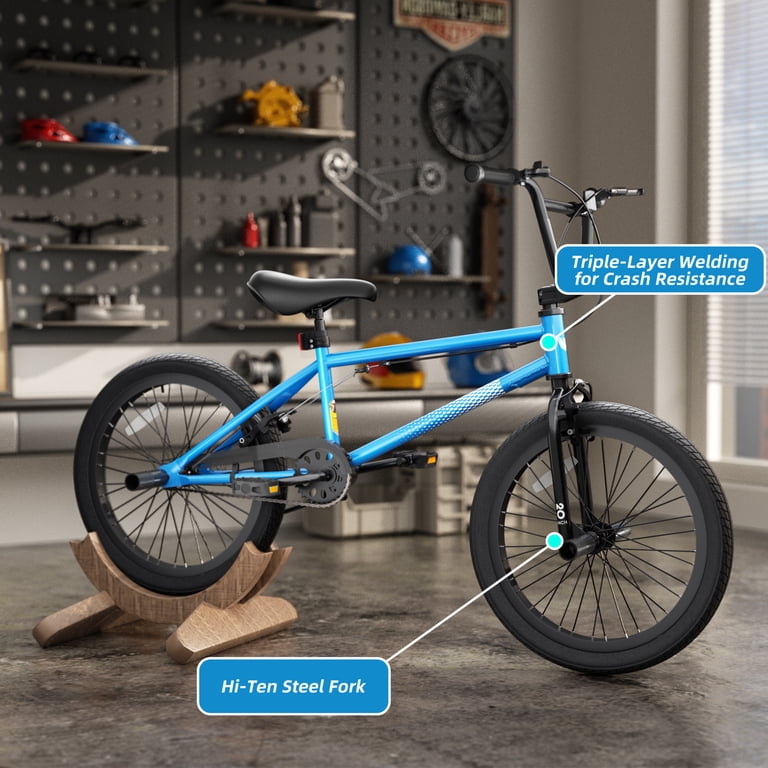 KORIMEFA Freestyle Kids BMX Bikes 18 20 Inch Kids Bicycles for