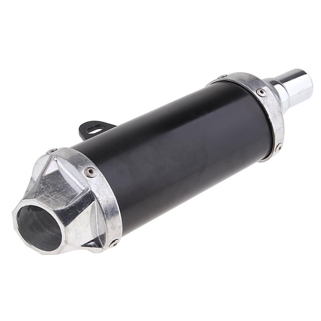 Silenciador de Acero Inoxidable para Motocicleta, Silenciador de Tubo, Sistema de Escape Corto para Baoblaze Silenciador del silenciador de escape