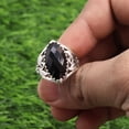 thumbnail image 5 of Black Onyx Ring Sterling Silver Ring Handmade Ring Statement Ring Silver Ring for Men's, 5 of 8