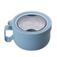 thumbnail image 2 of Tazón aislado a prueba de fugas Tazón térmico para sopa con interior de acero inoxidable 304 con asa para fideos bento 850 ml Azul, 2 of 10