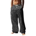 thumbnail image 1 of WEAIXIMIUNG Salopette Homme Ajustée Mode Décontractée Homme Imprimé Léopard 3D Numérique Pantalon Droit Décontracté Style Trois, 1 of 5