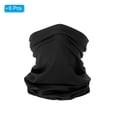 thumbnail image 3 of Uxcell Neck Gaiter, 6 Pack Breathable Cooling Face Cover Scarf for Cycling Running, Black, 3 of 6