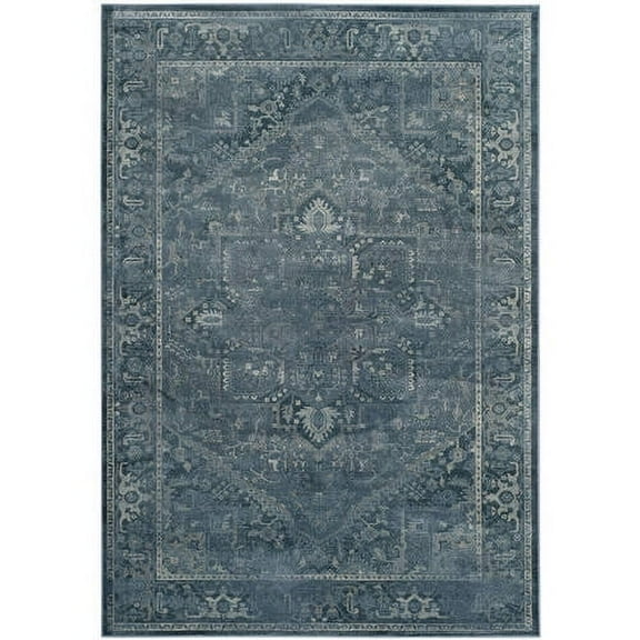 SAFAVIEH Vintage Adrian Traditional Runner Rug, Blue, 2'2" x 8'