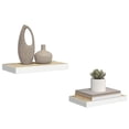 thumbnail image 5 of vidaXL 9.1" x 15.7" Oak and White Floating Shelves 2 Count, 5 of 7
