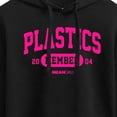 thumbnail image 3 of Mean Girls - Plastics Member - Juniors Cropped Pullover Hoodie, 3 of 5