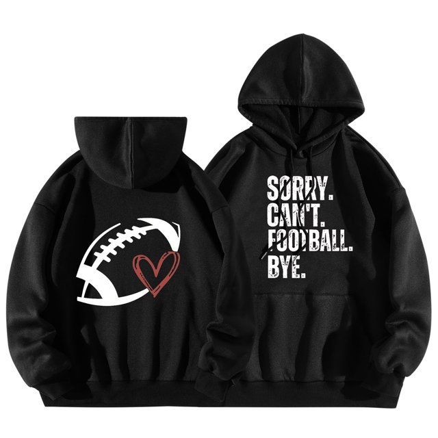 WEAIXIMIUNG Sweat à Capuche Zippé pour Femmes, Manches Longues, Imprimé Graphique, Léger, Pull de Football