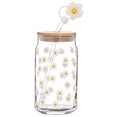 thumbnail image 1 of Mainstays Sipper en verre clair avec Decal Daisy, 1 of 7